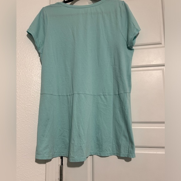 PURE JILL SCOOP-NECK ELLIPTICAL TEE Size Medium - Picture 4 of 7